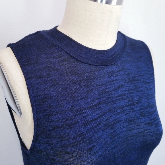 🌸 Rag & Bone | Heather Blue Knit Sleeveles - Picture 5 of 11